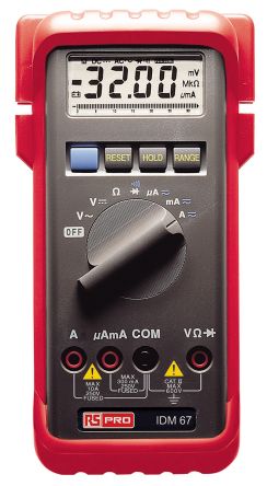 RS Pro ISO-TECH IDM67 600V ac, 10A ac ñ, 300   30 M